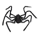 Spiders Halloween Decor Terrible Reusable Black Giant Spider Halloween Decoration for Indoor Outdoor90cm