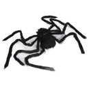 Spiders Halloween Decor Terrible Reusable Black Giant Spider Halloween Decoration for Indoor Outdoor90cm