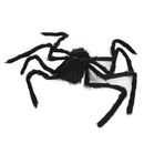 Spiders Halloween Decor Terrible Reusable Black Giant Spider Halloween Decoration for Indoor Outdoor90cm