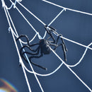 Spiders Halloween Decor Terrible Reusable Black Giant Spider Halloween Decoration for Indoor Outdoor90cm