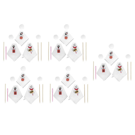5Set Halloween Hanging Ghost Pumpkin Ghost Ornament Halloween Hanging Decoration for Festival