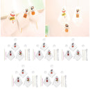5Set Halloween Hanging Ghost Pumpkin Ghost Ornament Halloween Hanging Decoration for Festival