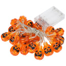 Halloween Pumpkin Lanterns String Battery Operated LED Pumpkin String Lights for Indoor Outdoor Halloween Decorations
