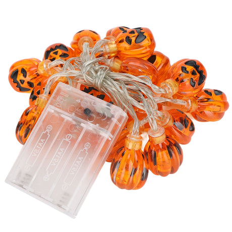 Halloween Pumpkin Lanterns String Battery Operated LED Pumpkin String Lights for Indoor Outdoor Halloween Decorations