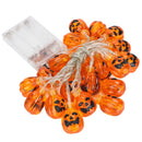 Halloween Pumpkin Lanterns String Battery Operated LED Pumpkin String Lights for Indoor Outdoor Halloween Decorations