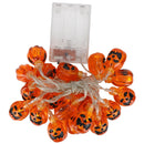 Halloween Pumpkin Lanterns String Battery Operated LED Pumpkin String Lights for Indoor Outdoor Halloween Decorations