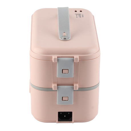 Electric Lunch Box Plug in Double Layer Stainless Steel Steaming Insulation Portable Food Warmer 300W 220V CN Plug