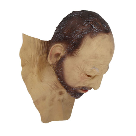 Halloween Latex Old Man Face Cover Halloween Fancy Dress Head for Masquerade Realistic Headgear