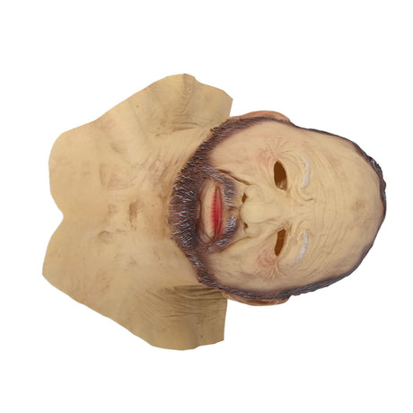 Halloween Latex Old Man Face Cover Halloween Fancy Dress Head for Masquerade Realistic Headgear