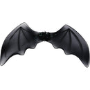 4Pcs Girls Halloween Cosplay Costume Dress Up Dress Black Mesh Skirt with Headband Bat Wing Wand Halloween Party Cosplay Props