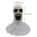 Halloween Nun Horror Mask Cosplay Scary Latex Masks With Headscarf Full Face Helmet Halloween Party Props