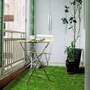 Artificial Lawn Grass Turf Interlocking Grass Tile Lawn Rug for Garden Bonsai Home Aquarium Artificial Lawn DIY Decoration
