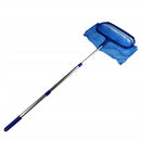 Pool Landing Net with Telescopic Pole Swimming Pool Skimmer Net Leaf Clean Net for Swimming Pool Spas