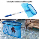 Pool Landing Net with Telescopic Pole Swimming Pool Skimmer Net Leaf Clean Net for Swimming Pool Spas