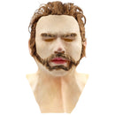 Halloween Latex Young Man Face Cover Headgear for Masquerade Halloween Headgear Prop