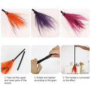 Halloween Witch Broom Plastic Broom Props for Costume Party Halloween Decoration