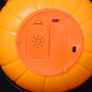 Halloween Pumpkin Bucket with LED Lights Sound Pumpkin Basket with Handle Halloween Candy Bucket Party Decor