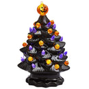 Lighted Ceramic Halloween Tree Tabletop Halloween Decoration Halloween Tree Pumpkin Light