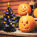 Lighted Ceramic Halloween Tree Tabletop Halloween Decoration Halloween Tree Pumpkin Light