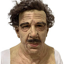 Halloween Latex Old Man Face Cover Halloween Fancy Dress Head for Masquerade Realistic Headgear