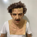 Halloween Latex Old Man Face Cover Halloween Fancy Dress Head for Masquerade Realistic Headgear