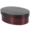 17.5x13.5cm Lunch Box Wooden Bento Box Portable Food Container for Students WorkerPainted