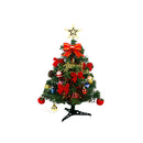 Mini Xmas Tree PVC Xmas Decoration Tree for Home Desk Ornament