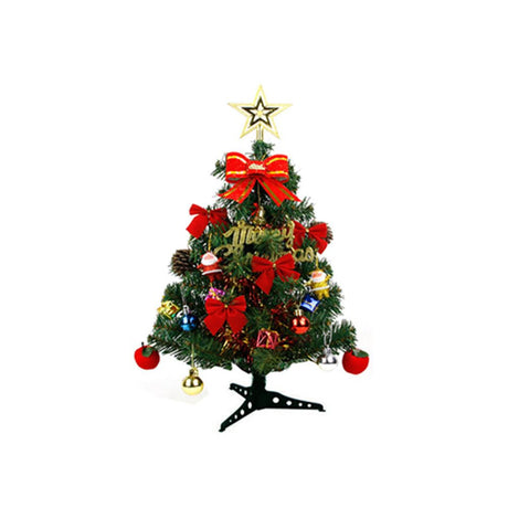 Mini Xmas Tree PVC Xmas Decoration Tree for Home Desk Ornament