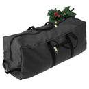 Xmas Tree Storage Bag with Handle 600D Oxford Cloth Xmas Tree Storage Container for 7in Tall Detachable Tree 60 X 20 X 25in Black