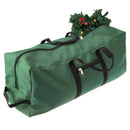 Xmas Tree Storage Bag with Handle 600D Oxford Cloth Xmas Tree Storage Container for 7in Tall Detachable Tree 60 X 20 X 25in Green