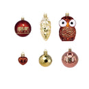 72 Pcs Xmas Tree Ornaments Shatterproof Hanging Xmas Ball Ornaments Set for Tree Wreath