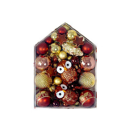 72 Pcs Xmas Tree Ornaments Shatterproof Hanging Xmas Ball Ornaments Set for Tree Wreath