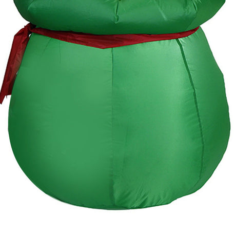 Xmas Inflatable Bear Decoration Outdoor Yard Garden LED Light Luminous Air Model