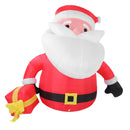 5.9FT Inflatable Father Xmas with Gift Box 190T Polyester IP44 Water Proof LED Lighted Blow Up Xmas Yard Decor for Home Outdoor Party EU Plug 220 to 240V