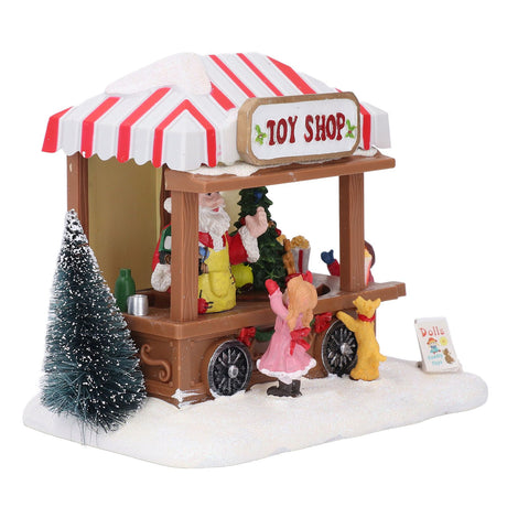 Xmas Music House Glowing Dining Car Music Box Desktop Decorative Ornament Tabletop Decor Xmas Tree