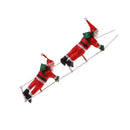 Ladder Climbing Hanging Father Xmas 9.8 Inch Xmas Tree Hanging Ornament for Home Holiday Party Decorations