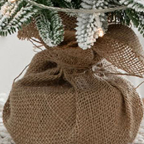 45cm Xmas Tree Snow Tree Snow Flocked Xmas Tree with Snow Cedar and Snowflakes Decorations for Office and Home