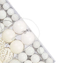 100pcs Xmas Ball Ornaments Xmas Tree Decorations Hanging Balls for Xmas Tree Decorations Holiday Party Wedding Decoration White