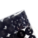 100pcs Xmas Ball Ornaments Xmas Tree Decorations Hanging Balls for Xmas Tree Decorations Holiday Party Wedding Decoration Black