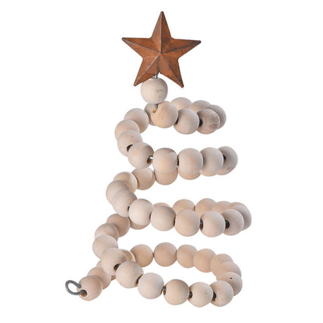 Xmas Tree Desktop Decor Iron Wood Creative Xmas Tree Table Ornament for Present Home