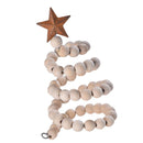 Xmas Tree Desktop Decor Iron Wood Creative Xmas Tree Table Ornament for Present Home