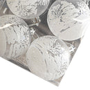 6 Pcs Xmas Ball Ornaments Set Snow Scene Shatterproof Transparent Acrylic Clear Xmas Balls Hanging Decorations for Xmas Tree Wedding Party Holiday