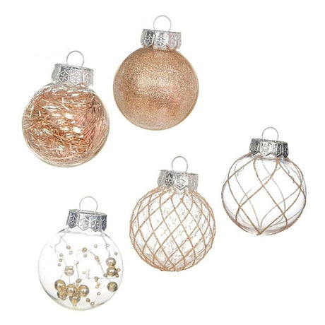 24pcs 6cm Xmas Tree Ball Ornaments Xmas Tree Decorations Holiday Decoration Balls for Wedding Birthday Party