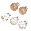 24pcs 6cm Xmas Tree Ball Ornaments Xmas Tree Decorations Holiday Decoration Balls for Wedding Birthday Party