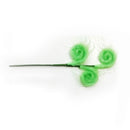 Xmas Tree Furry Picks Green Xmas Tree Topper Furry Spiral Curly Stems Ornament for Holiday Party