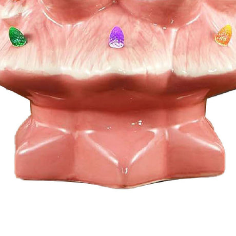 Xmas Tree Decoration Resin Exquisite Xmas Tree Figurine Statue Home Decor Gift 15cm Rose