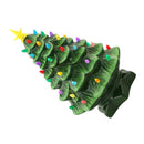 Xmas Tree Decoration Resin Exquisite Xmas Tree Figurine Statue Home Decor Gift 15cm Green