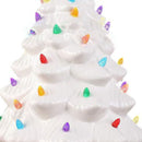 Xmas Tree Decoration Resin Exquisite Xmas Tree Figurine Statue Home Decor Gift 15cm White