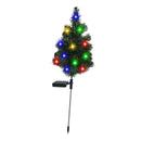 Solar Xmas Tree Stake Light Water Proof Outdoor LED Color Lighted Xmas Tree for Garden Courtyard Landscape