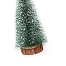 15 Pcs Miniature Xmas Tree White Snow Home Decoration Multi Purpose Desktop Mini Pine Tree for Indoor Party 3.9in